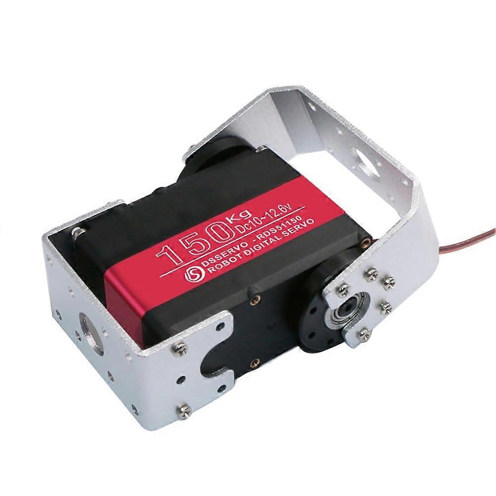 150 Kg 12 V RDS51150 DualShaft Digital Robot Servo Feito de Metal com Suporte UMount, À Prova D'água, 270 Graus