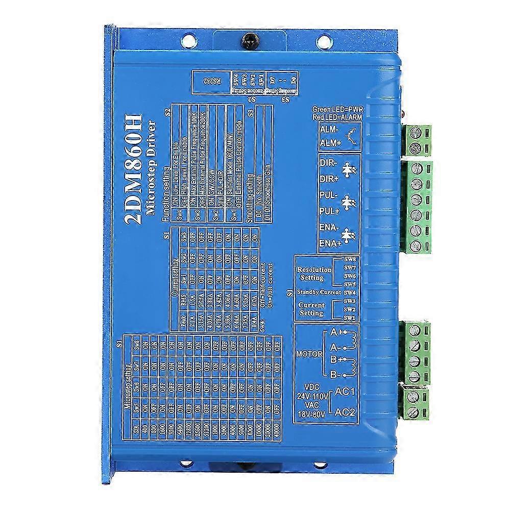 CNC 2DM860H Digital Two Phase Stepper Motor Driver Microstep Controller