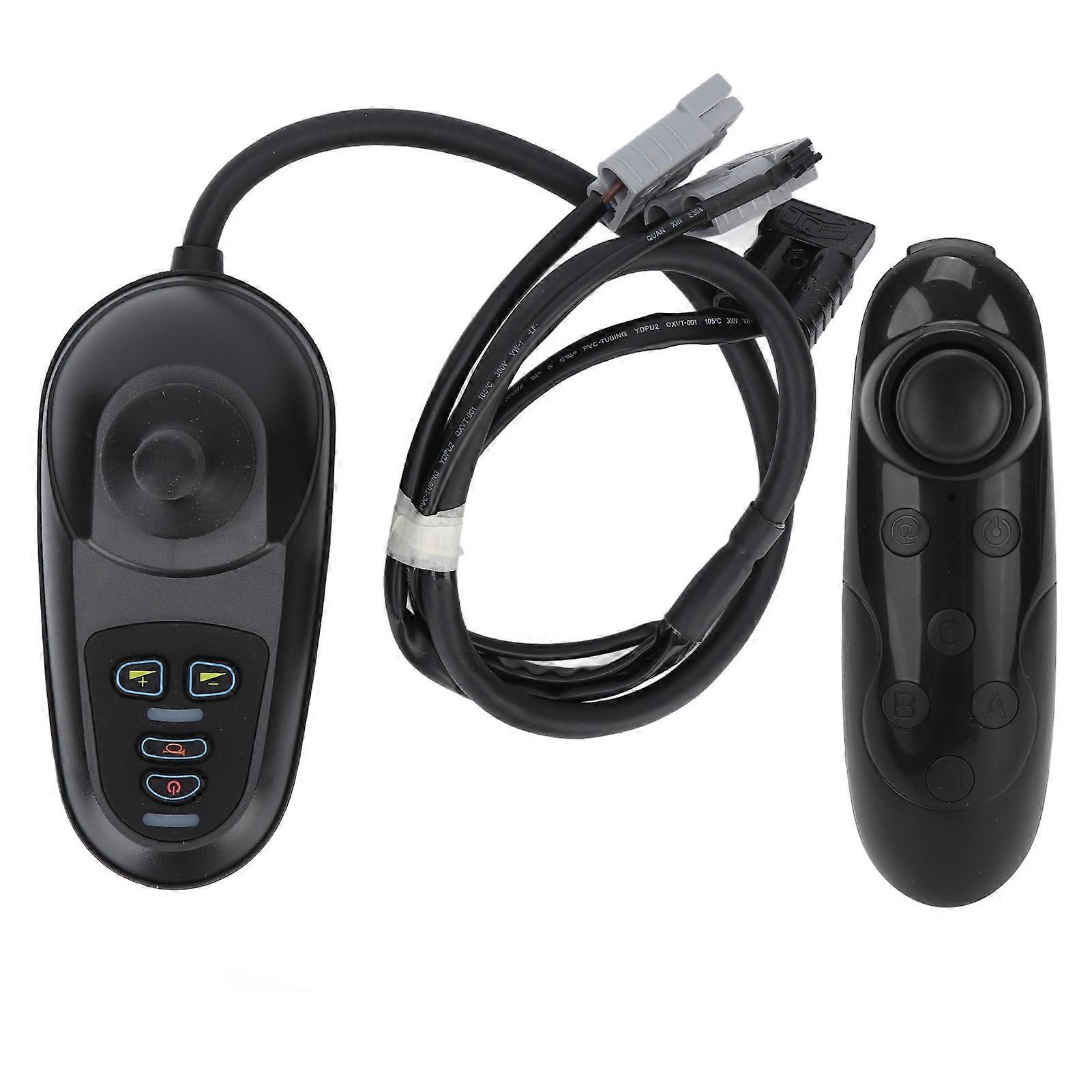 Joystick 360° Free Steering Electric Wheelchair Universal Remote Control Smart Brush Controller