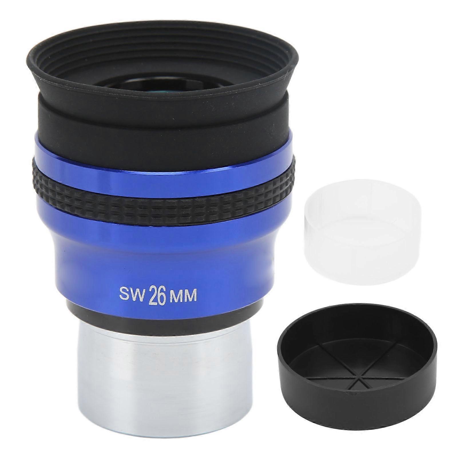 Universal 1.25in 26mm HD 52 Degree Large Field of View Astronomical Telescope Eyepiece Accessory