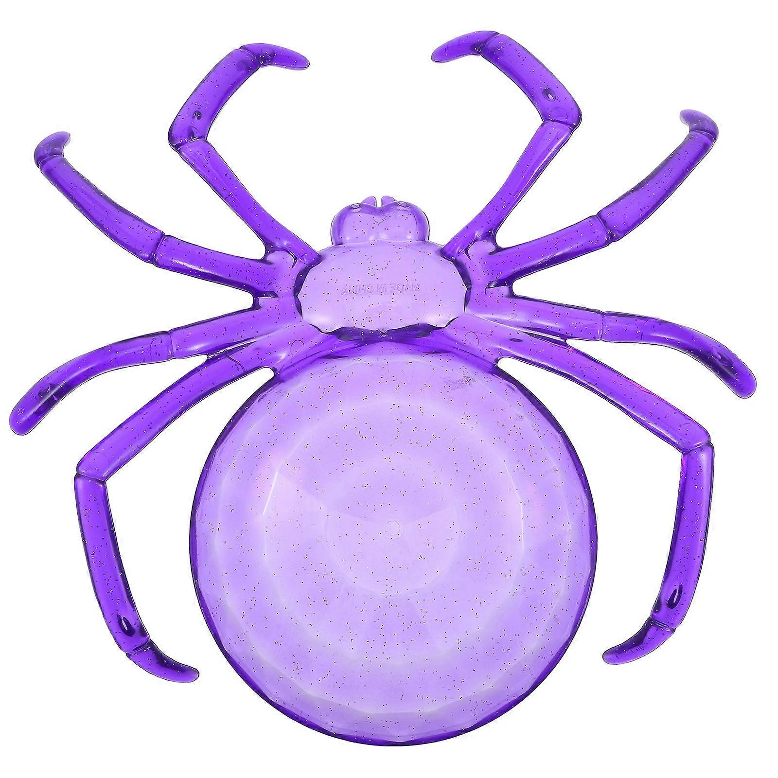 Trays For Serving Food Dessert Tray Halloween Spider Shape For Restaurant Use Holding Candies Snacks 1Set