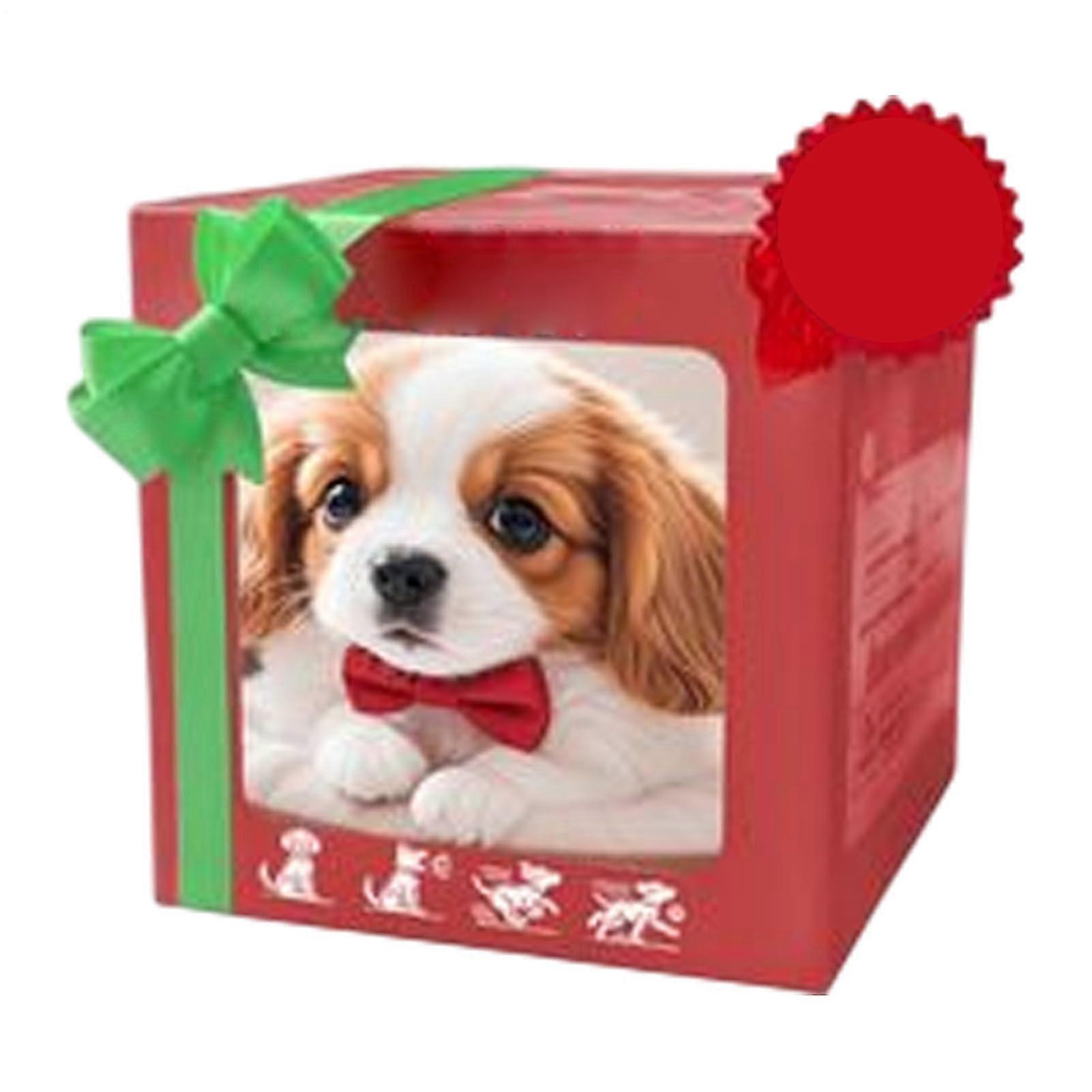 Dog Simulation Robot Small Size Brown St Bernard Plush Toy Soft Touch Nightstand