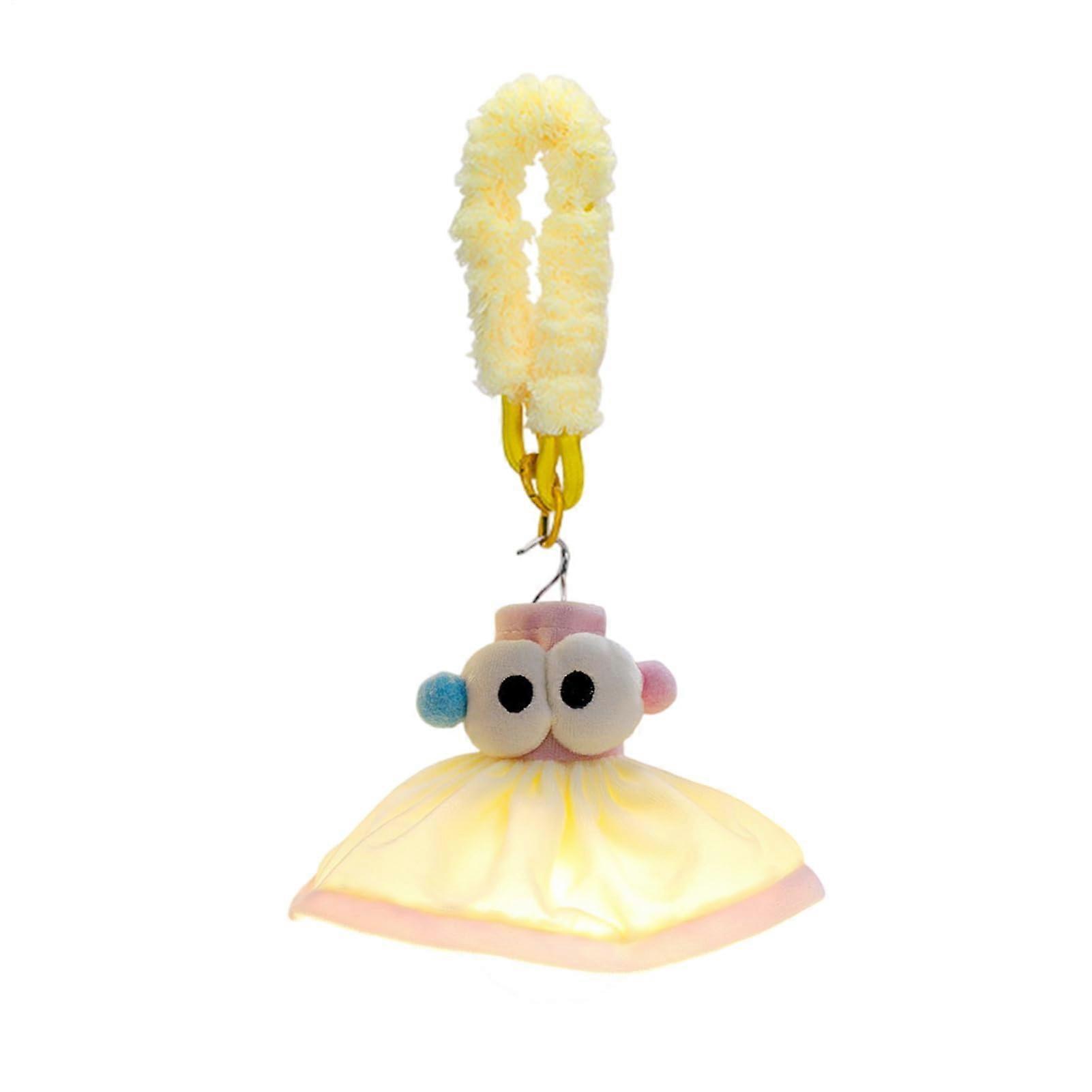 Cage Bird Light, Plush Paper-Shaped Bulb with 3 Lighting Modes for Birdcage, Terrarium, and Vanity Display, Pink