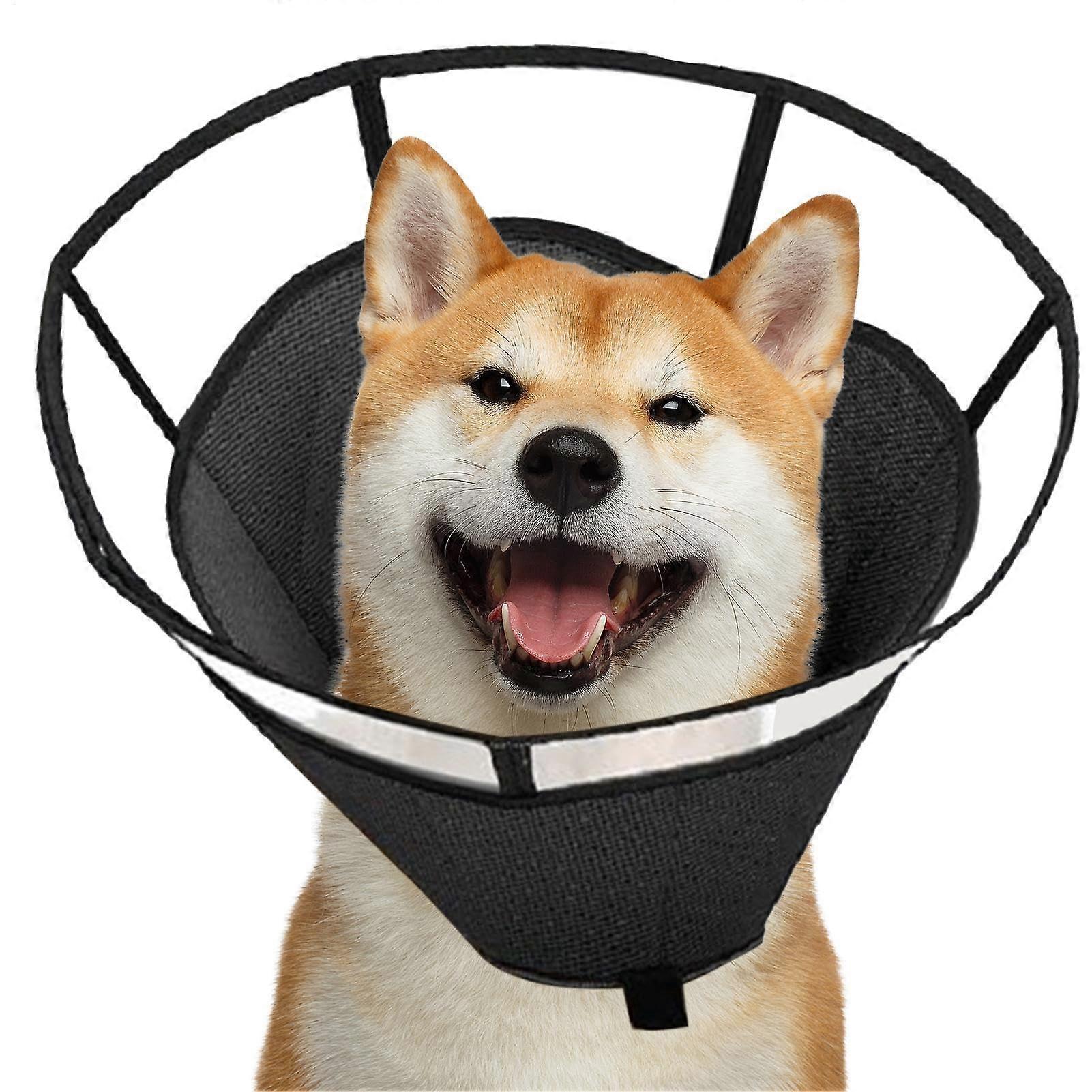 Lightweight Dog Cone, Adjustable Soft Collar, Breathable Shield for Small Dogs