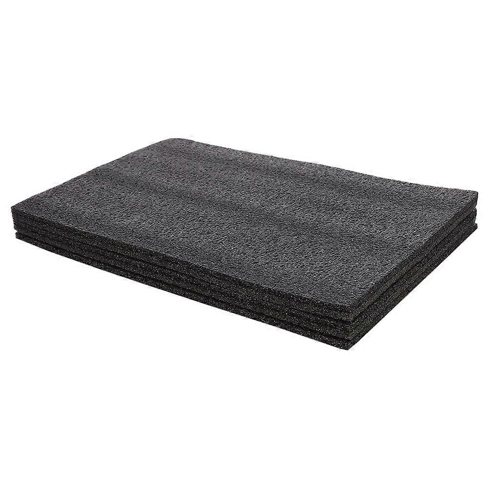Foam Inserts Pads Foam Sheets For Tool Box Inserts And Diy Projects Black 30.00X20.00X1.00CM Flexible Cutting 5Pcs