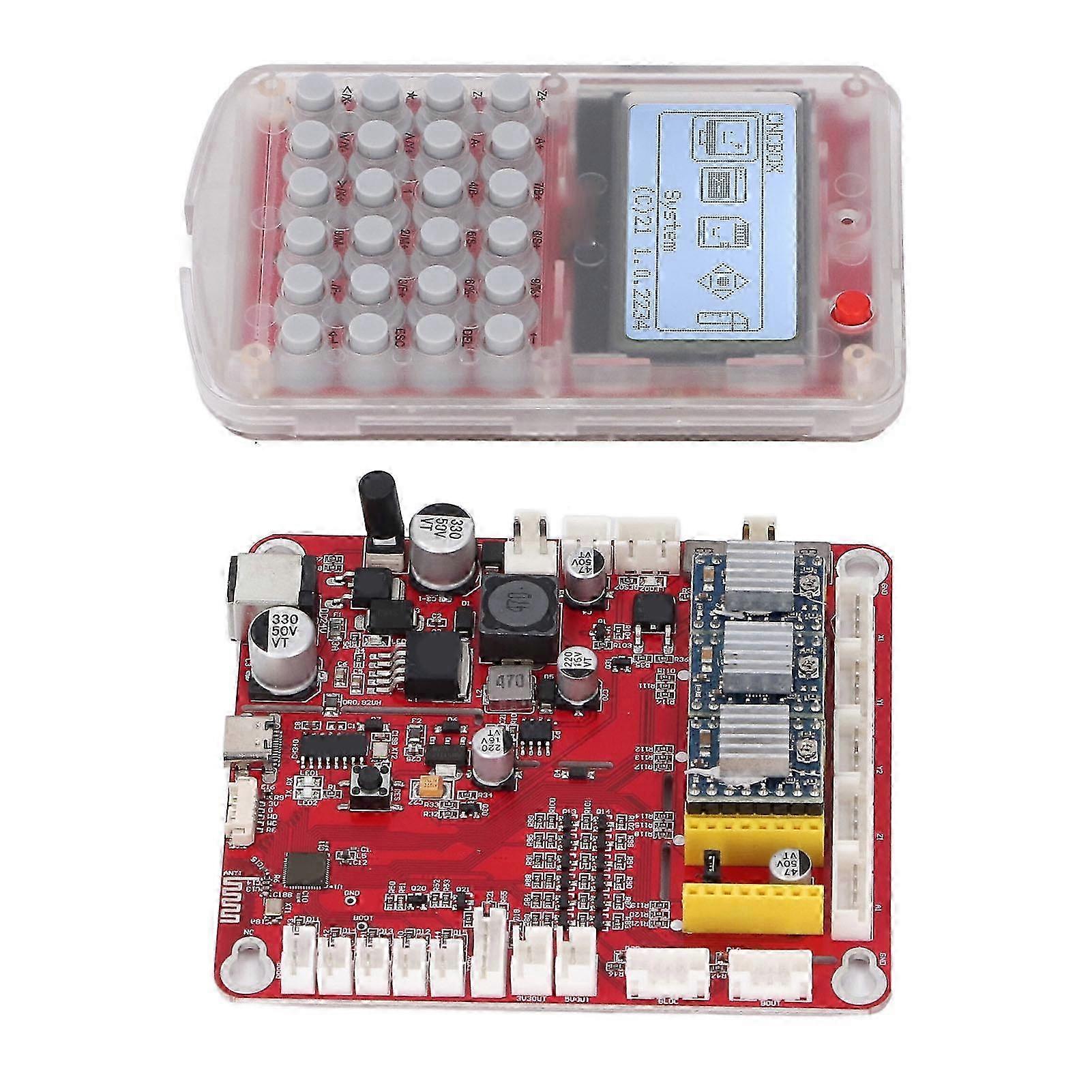 Offline CNC Controller Kit with 24 Keys - 3 Axes Engraving Machine Board, Compatible with 12V-36V Power Supply