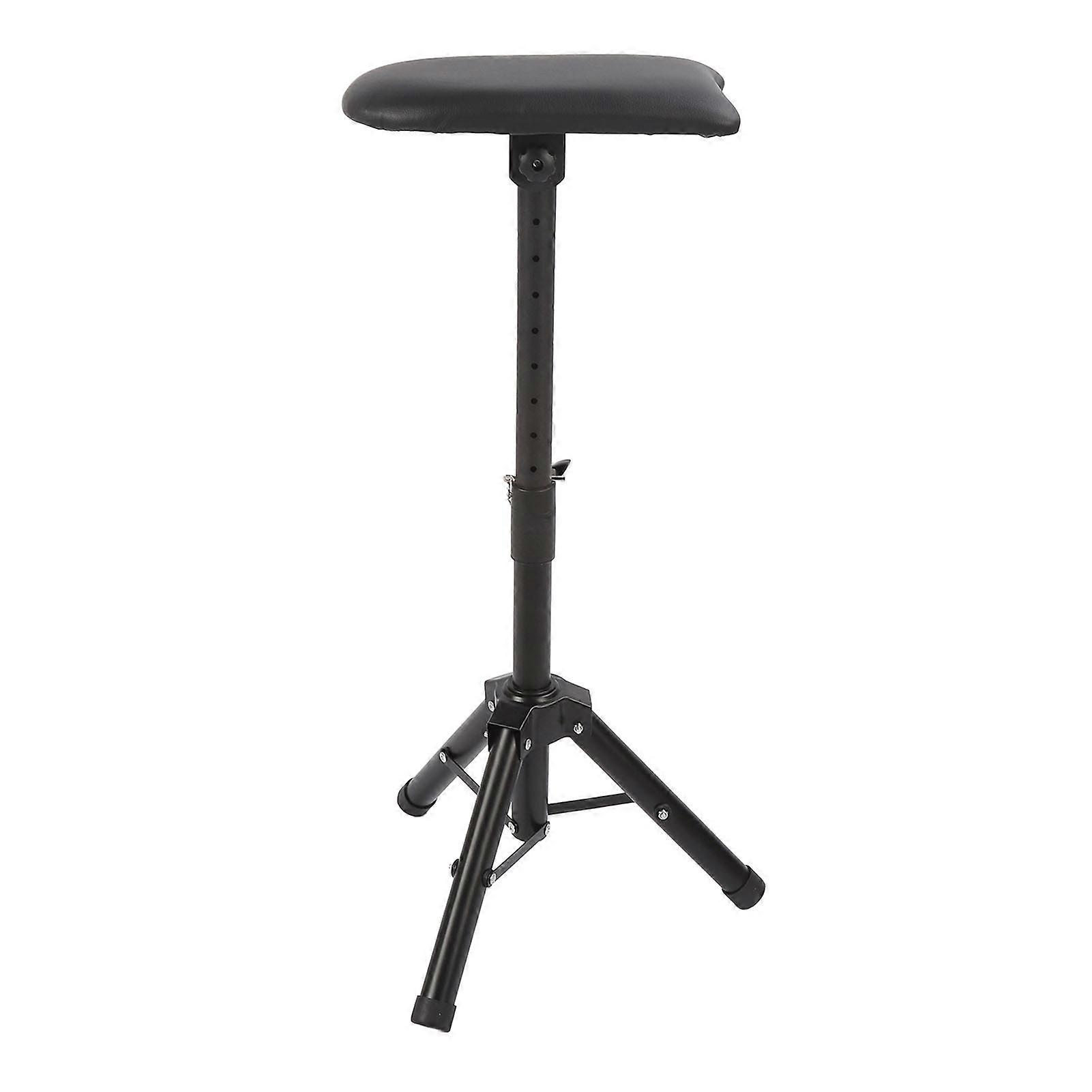 Tattoo Armrest Stand Adjustable Waterproof Folding PU Leather Thicken Tattoo Arm Rest Pad with Triangle Base