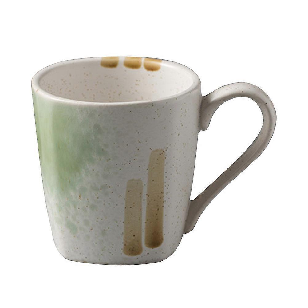Latte Mug Ceramic Coffee Cup For Home Use Round Shape Assorted Color 1Set