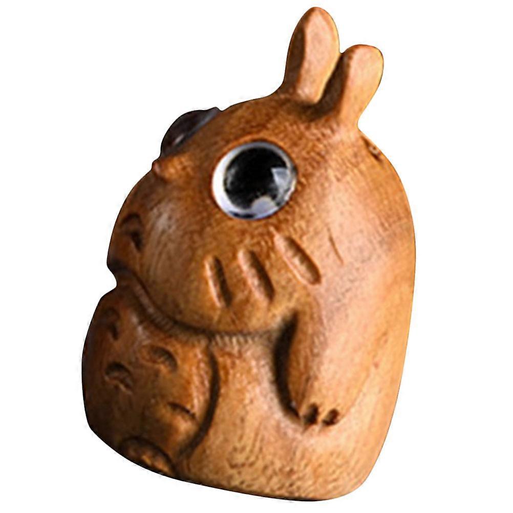 Small Bunny Figurines Rabbit Hanging Decor Diy Projects 3.5X2.7X2.3CM 1Pack