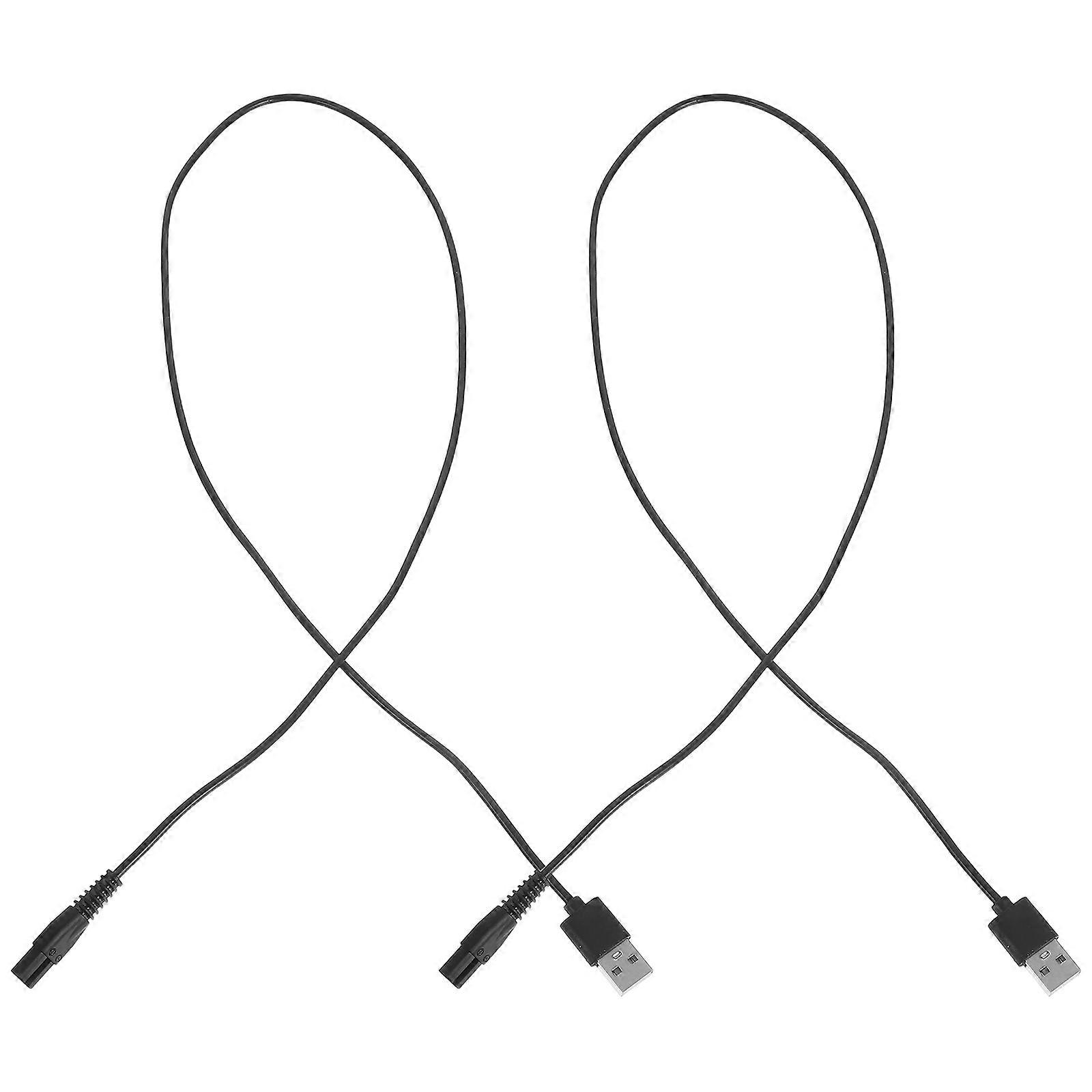 Universal Charging Wire Accessory Cord For Men -Shaped Connector Copper 2Pcs