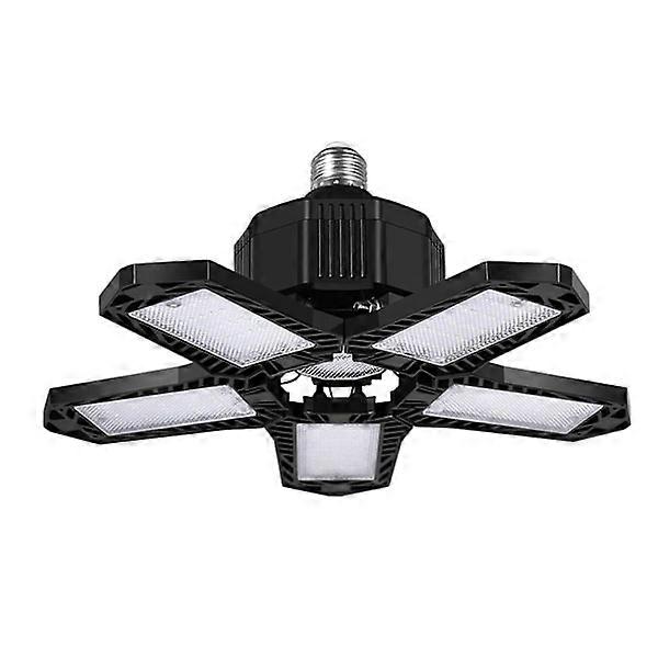 Led Fünf Blatt Garage Licht Deformation Falten High Bay Licht 80w Weiß LichtSchwarz