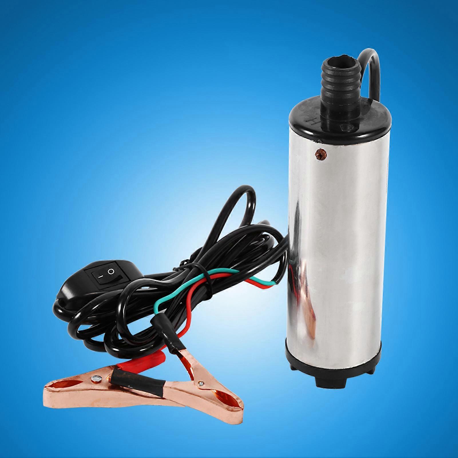 12V Diesel Oil Fluid Transfer Extractor Pump Electric Suction For Car Motorbike Boat
