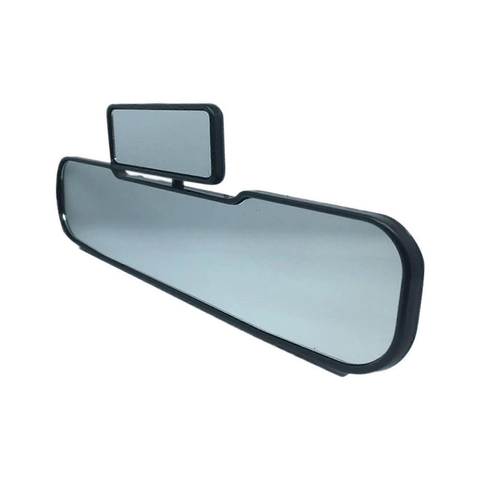 Auto Interior Rearview Mirror Rotatable 2in1 Wide Angle Safety Car Mirror