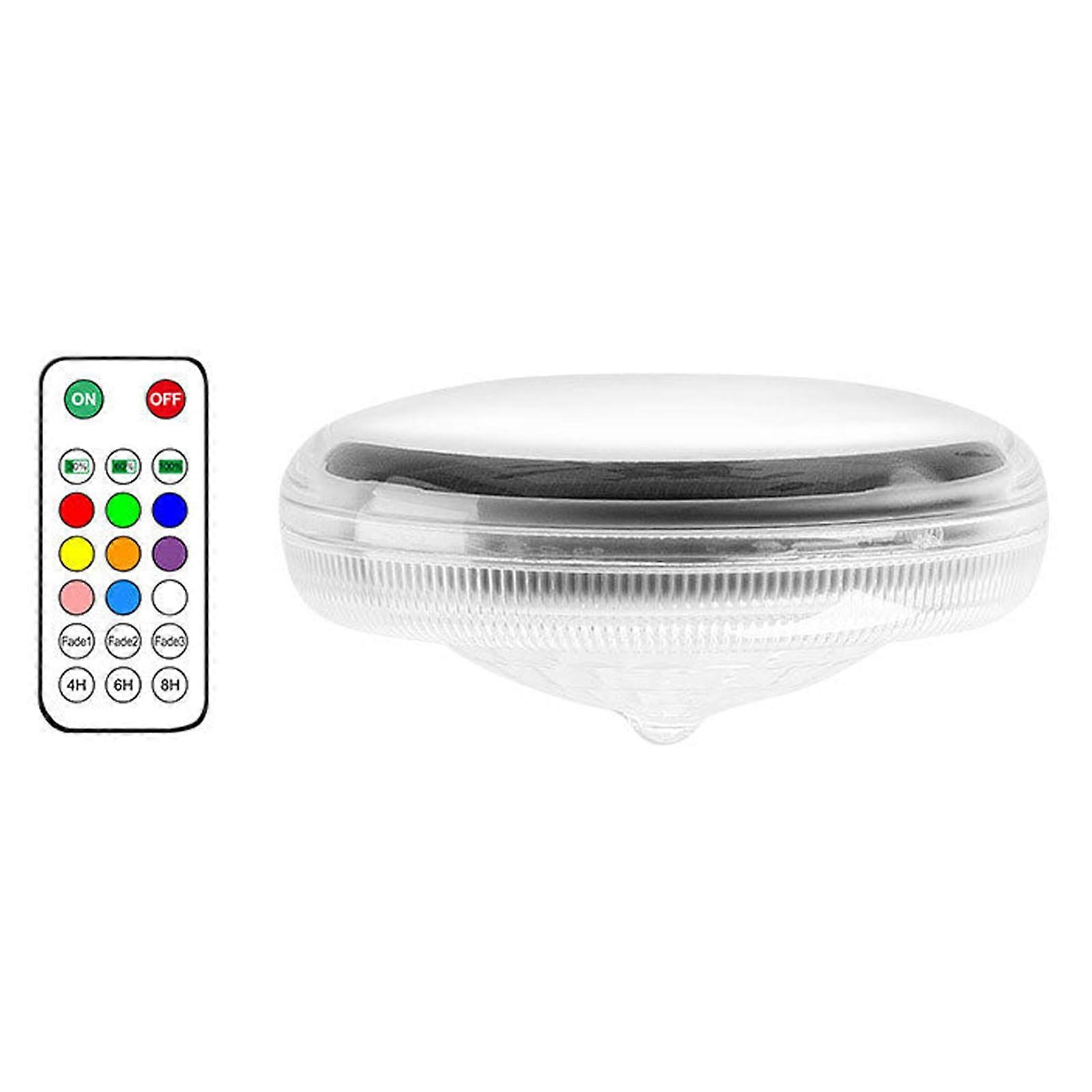 SolarPowered Pool Light with 3 Brightness Levels 9 Colours, Remote Control