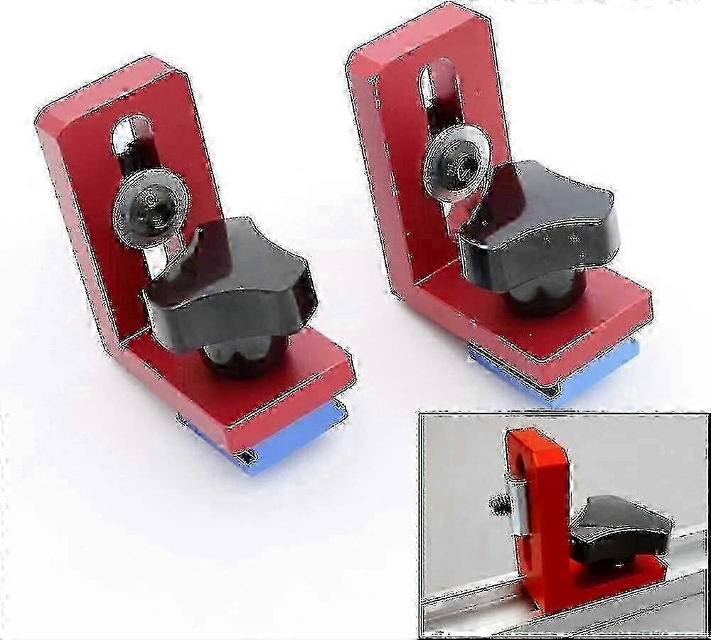Set of 2 Sliding T-Squares for Woodworking Tools Compatible with Aluminum Profiles