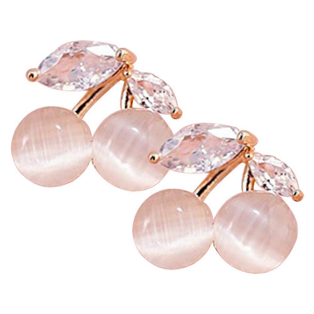 Elegant Stud Earrings for Women with Copper and Multi Color for Decoration 0.5 inch
