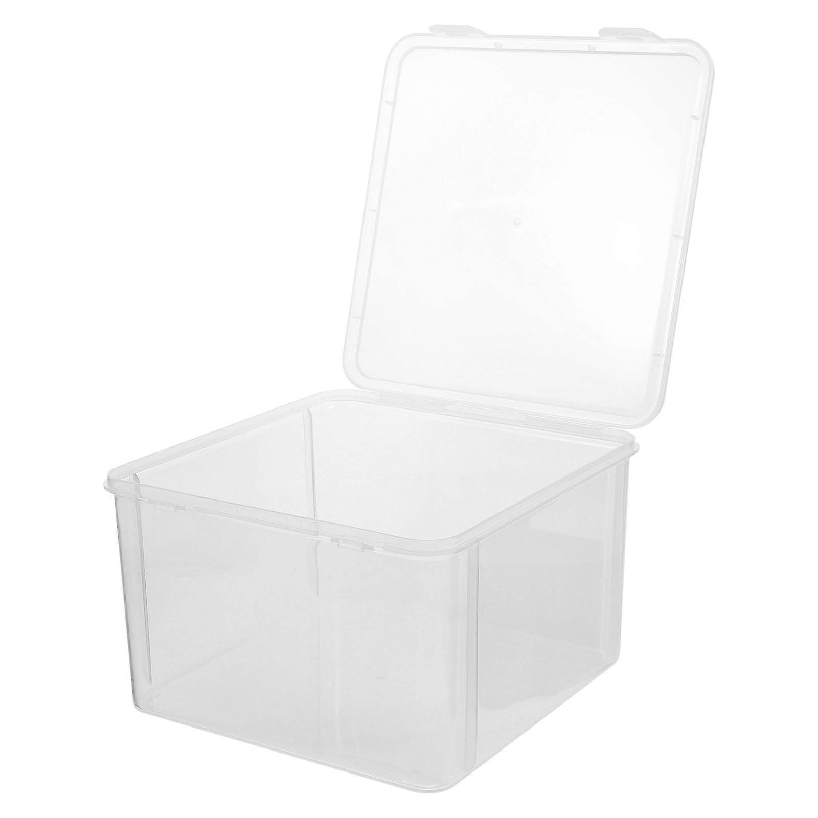 Bake Bread Box Food Preservation Box PP Material Kitchen Utensil 21.50X21.00X13.00cm 1Pack