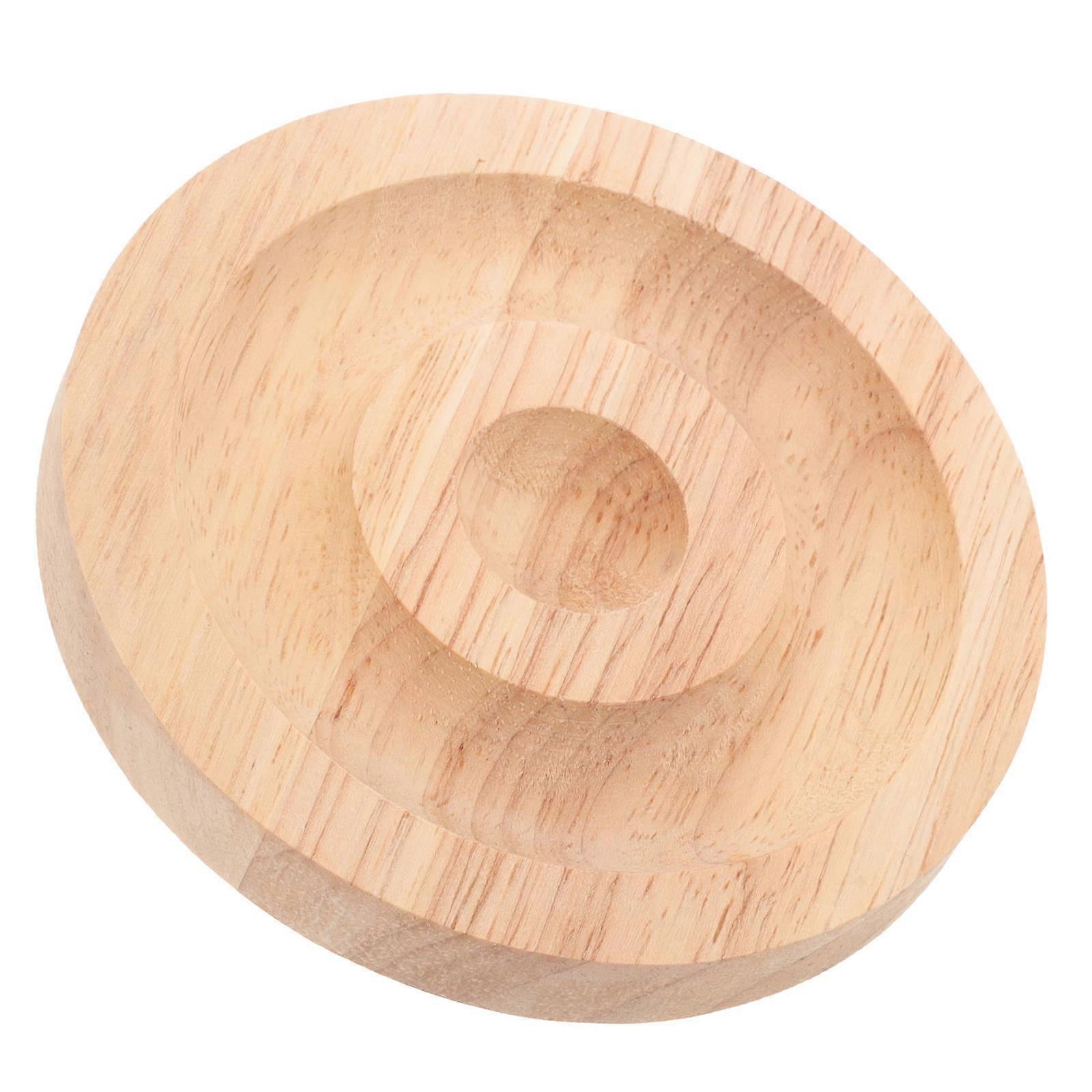 Wooden Bracelet Display Tray for Jewelry Storage and Display Use Khaki Color 7.5 Inches
