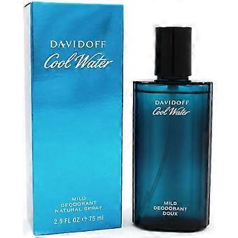Davidoff Cool Water 75ml Mild Deodorant Natural Spray