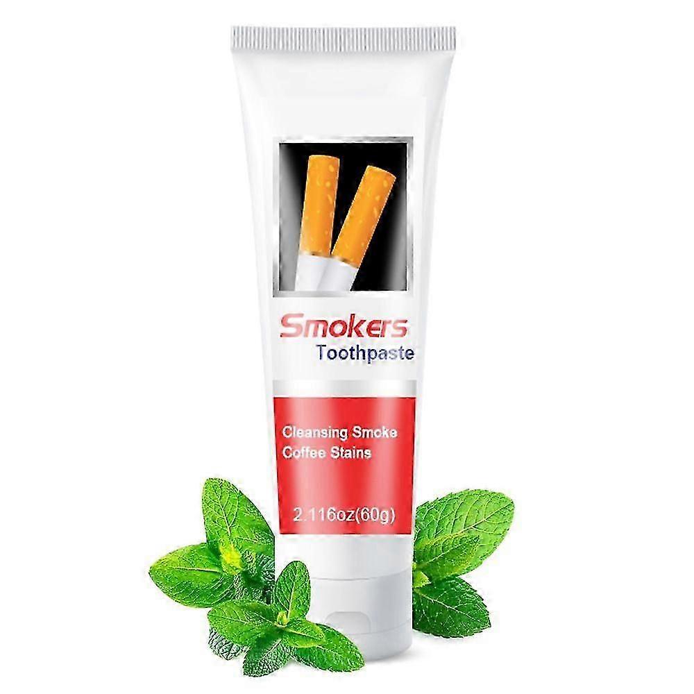 Smokers Toothpaste Removes Tobacco Coffee Stains Fresh Minty Breath Strengthens Teeth Against Cavities Teeth Whitening Toothpaste
