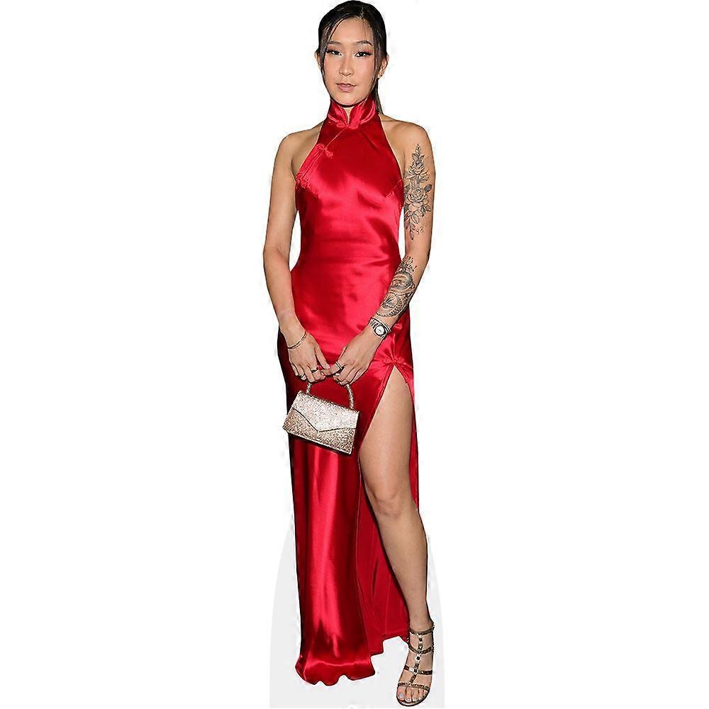 Samantha Tan (Red Dress) Cardboard Cutout (lifesize OR mini size). Standee. Stand Up.