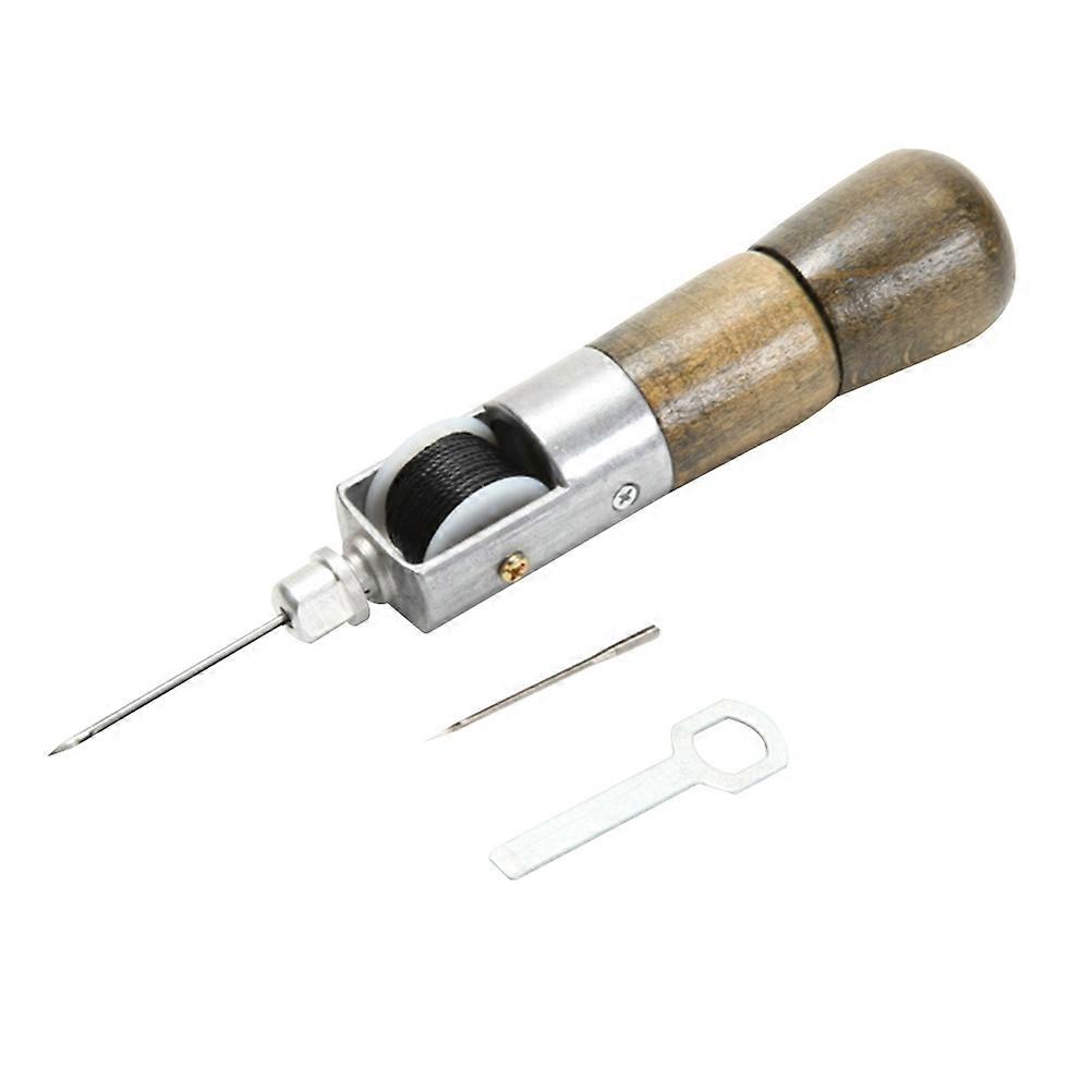 Sewing Supplies Professional Leathercraft Stitch Awl Tool Canvas Bag Repair 16.7x3.5x0.5cm Wood Steel Pp Home Use 1Pack