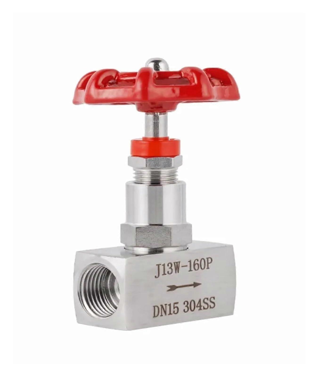 1/4' 3/8' 1/2' 3/4' 1' Pressure Needle Globe Valve J13160P Stainless Steel Internal Thread Needle Valve (1') Ref: 1319