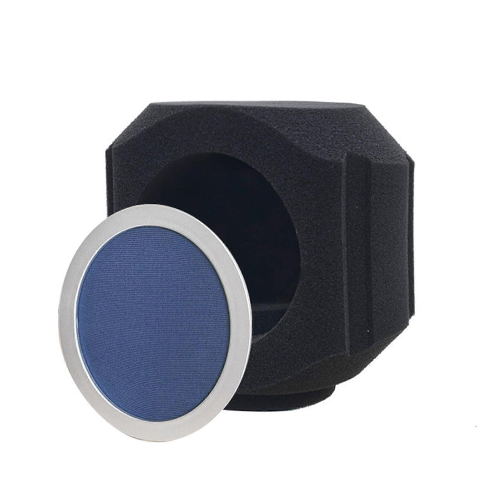 Microphone Windshield, Soundproof Foam Cover for Home Studio and Live Streaming, Effective Noise Reduction, 1x Vocal Booth