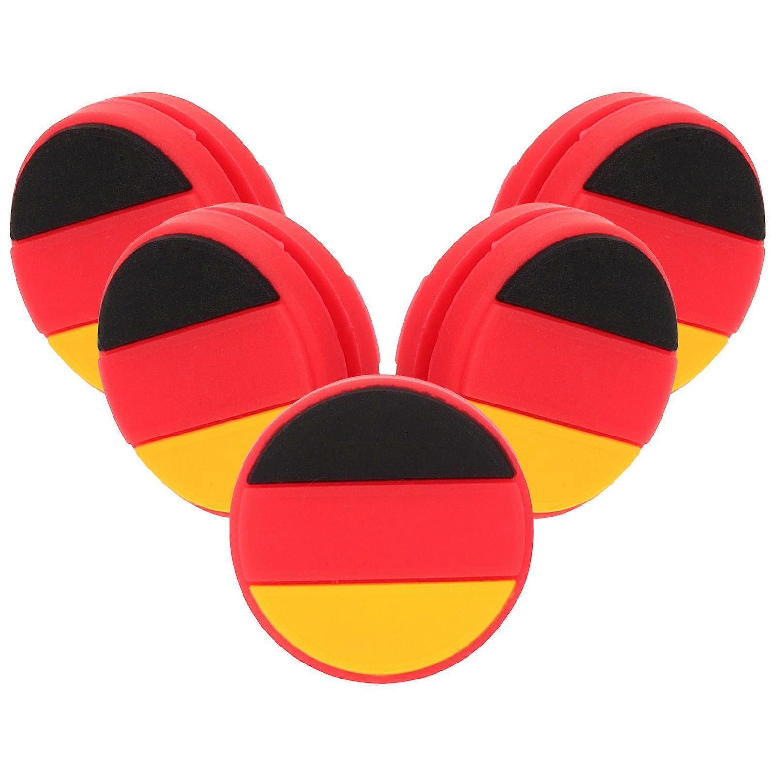 5pcs Tennis Shock Absorbers Made of Silicone for Players with Assorted Colors