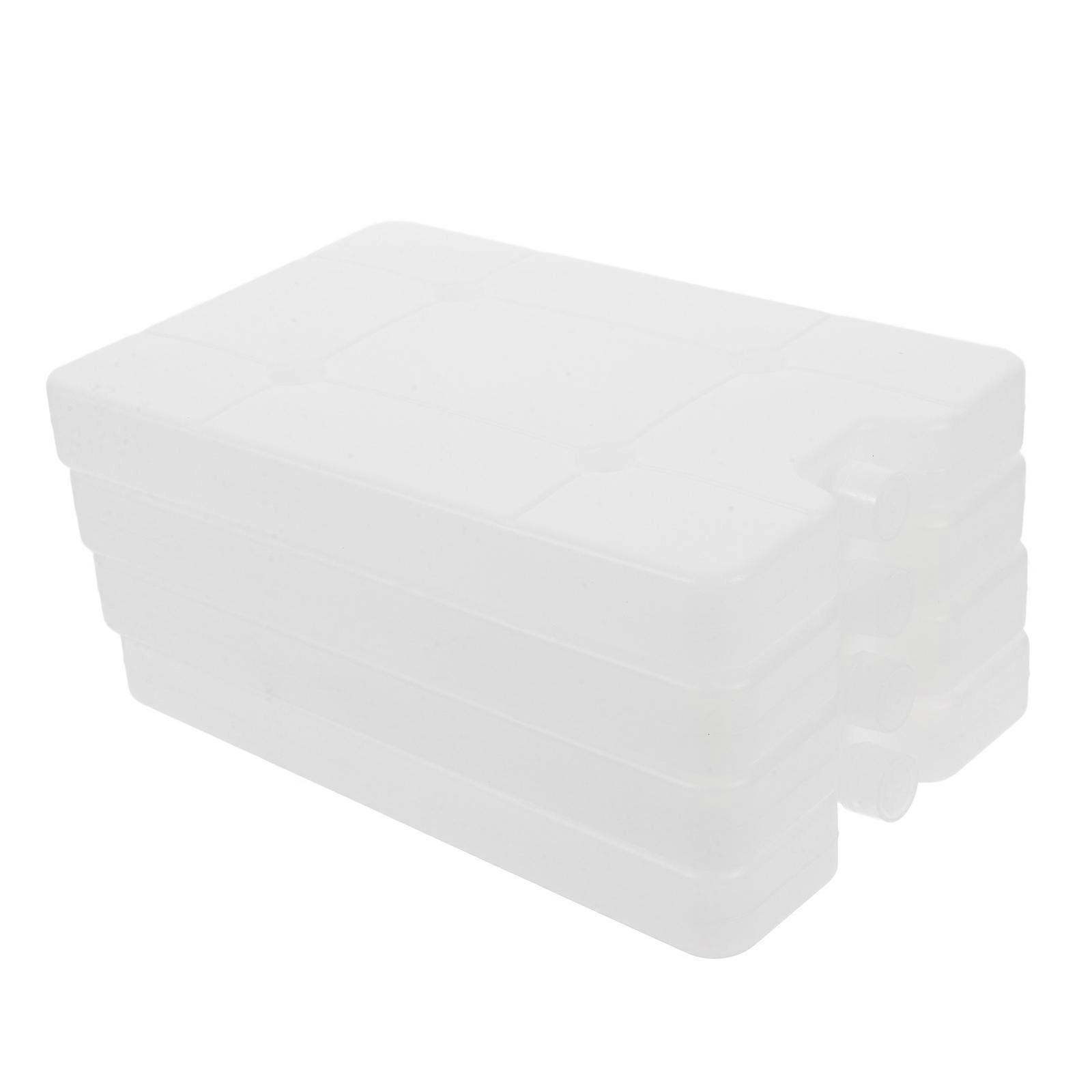 Multifunctional Ice Packs for Daily Use Safe and Practical PE Material White Color Lightweight 4pcs