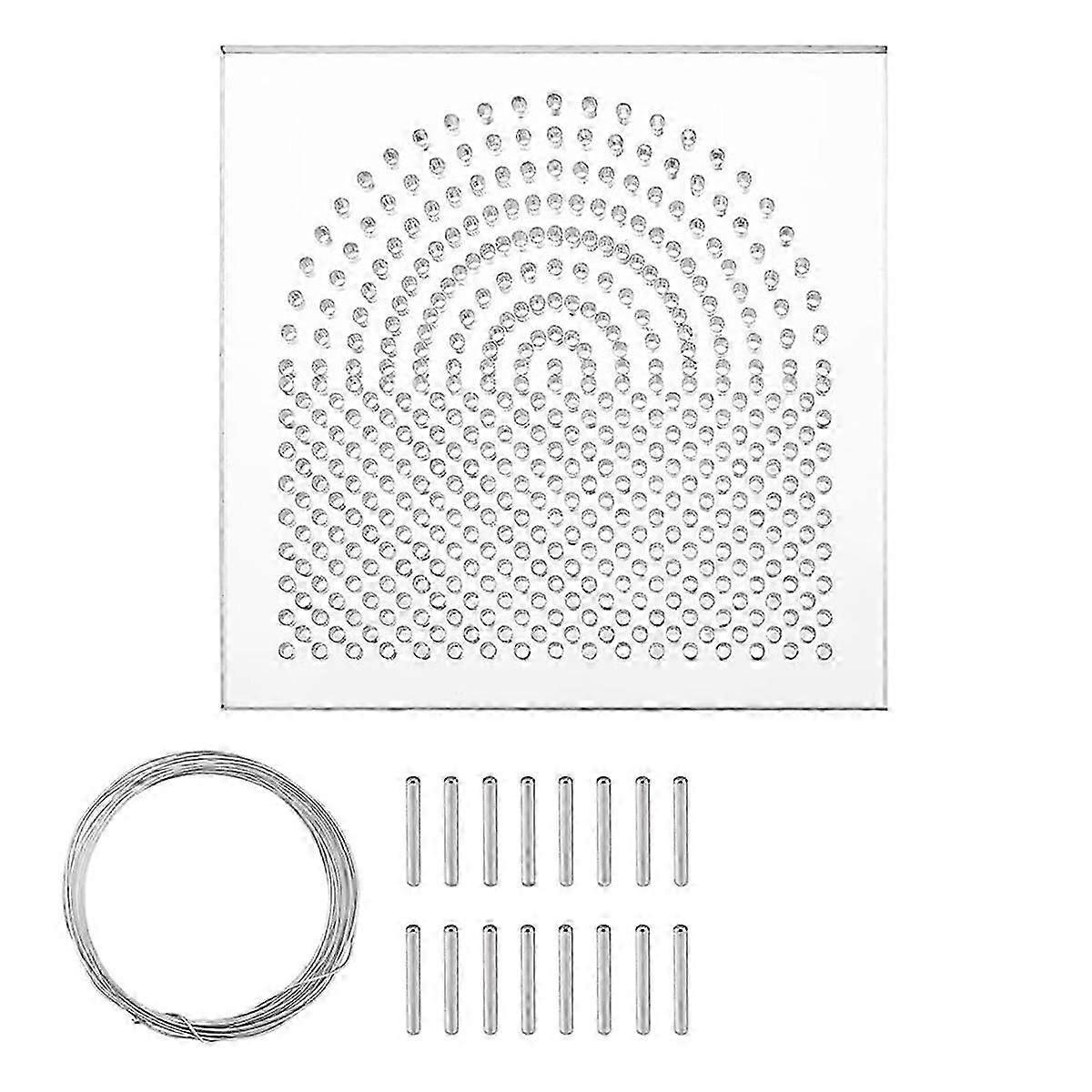 Wire Bending Jig Wire Elements Floss Organizer with Metal Pegs