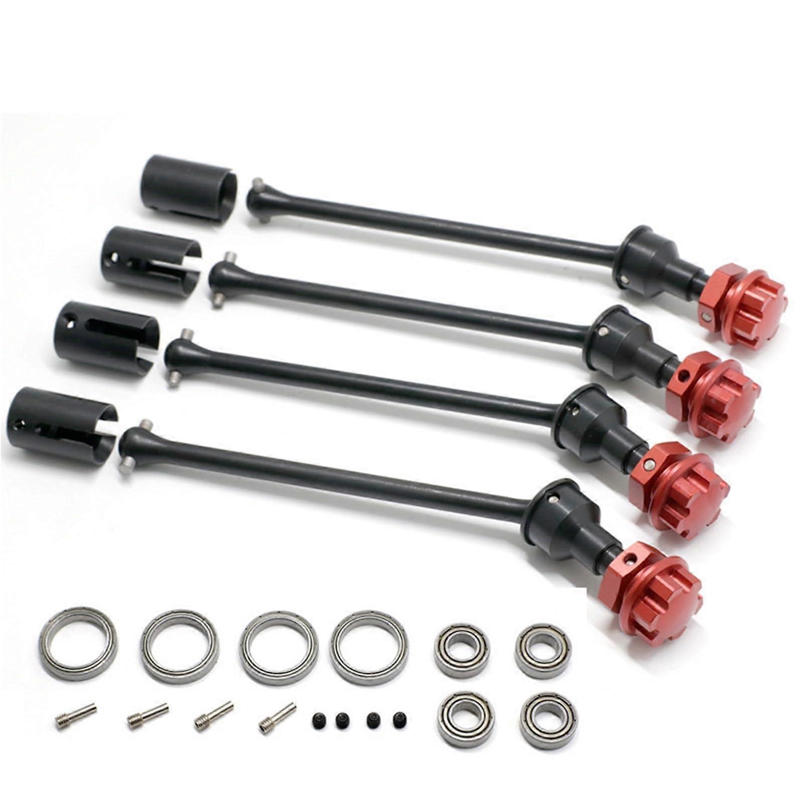 RC Gear Shaft for Traxxas Maxx Widemaxx 1:10 890864 Metal CVD Kit (Red)