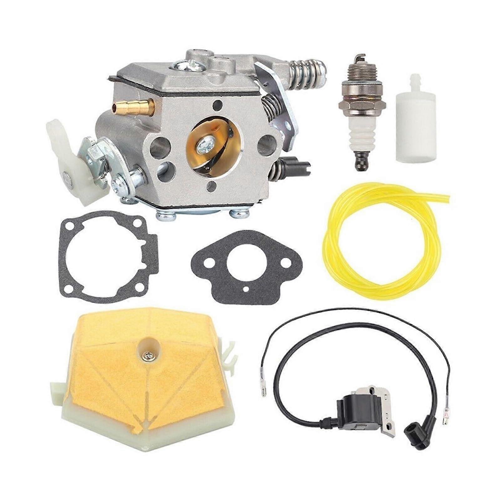 Walbro WT-170 化油器套件,火花塞,燃油滤清器,Husqvarna 50 51 55 61 257 261 262 草坪修剪器零件