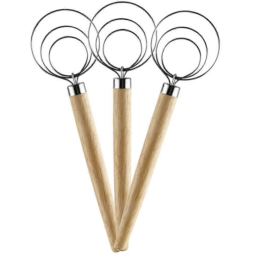 3Pcs Multi Function Egg Whisks Reusable Mixers Kitchen Sauce Whisks Mixing Supply