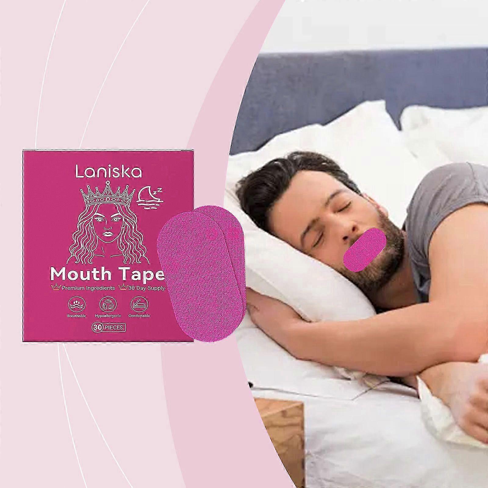 Patch de sommeil anti-ronflement Soin doux pour un sommeil calme et confortable la nuit, arrêt quotidien du ronflement et conseils de soins de la bouche fermée