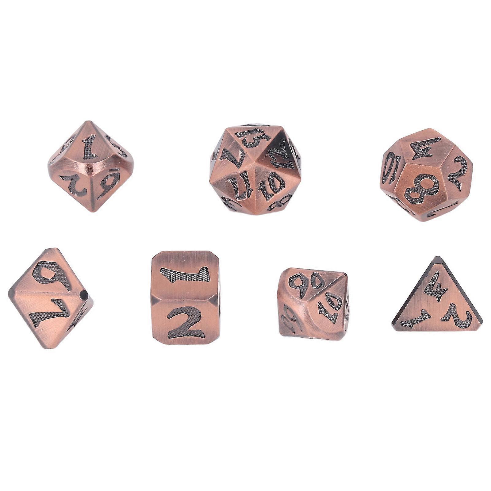 7-Piece Polyhedral Dice Set with Durable Finish for Tabletop Gaming