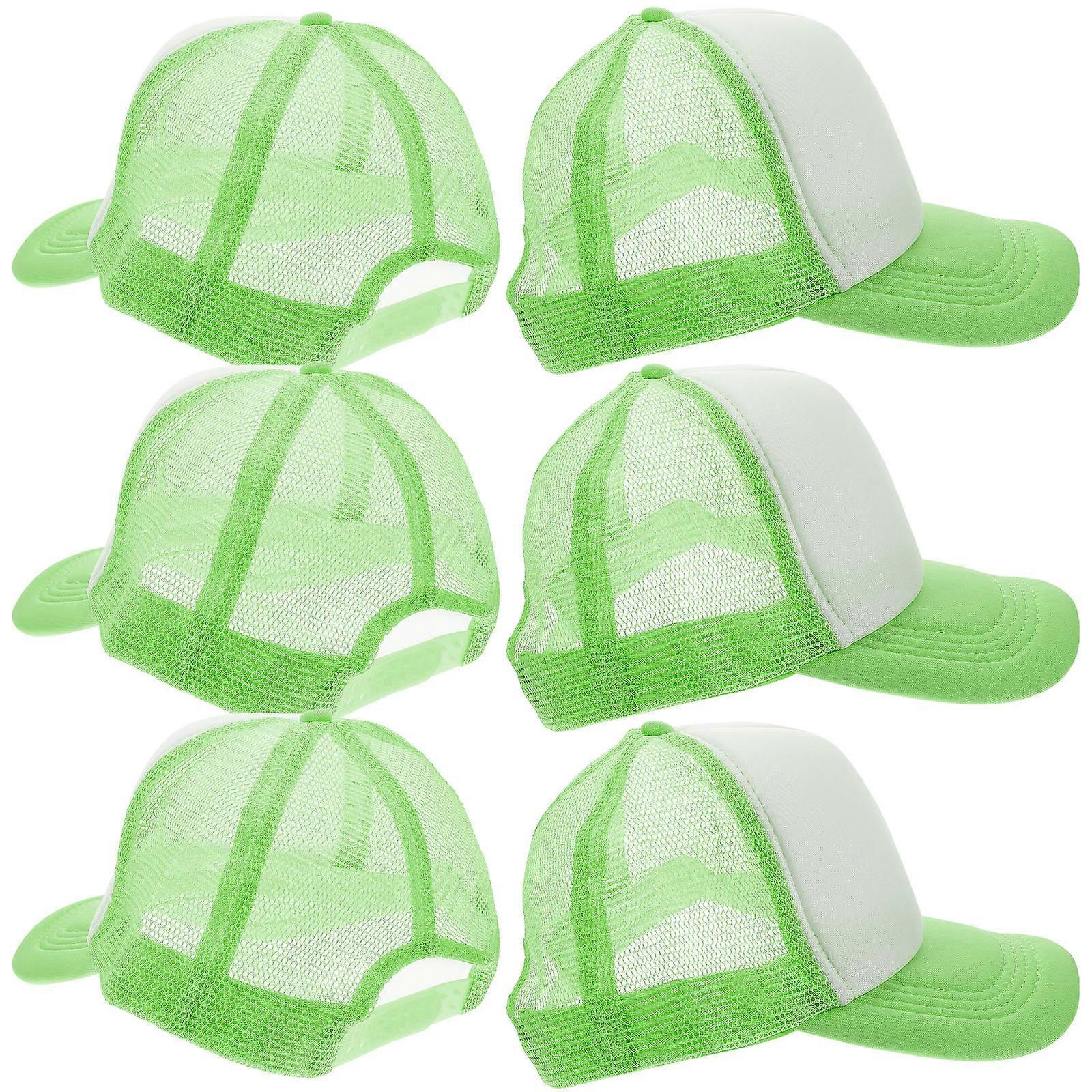 10Pcs Sublimation Blank Baseball Cap For Men And Women Lightweight Breathable Polyester Mesh