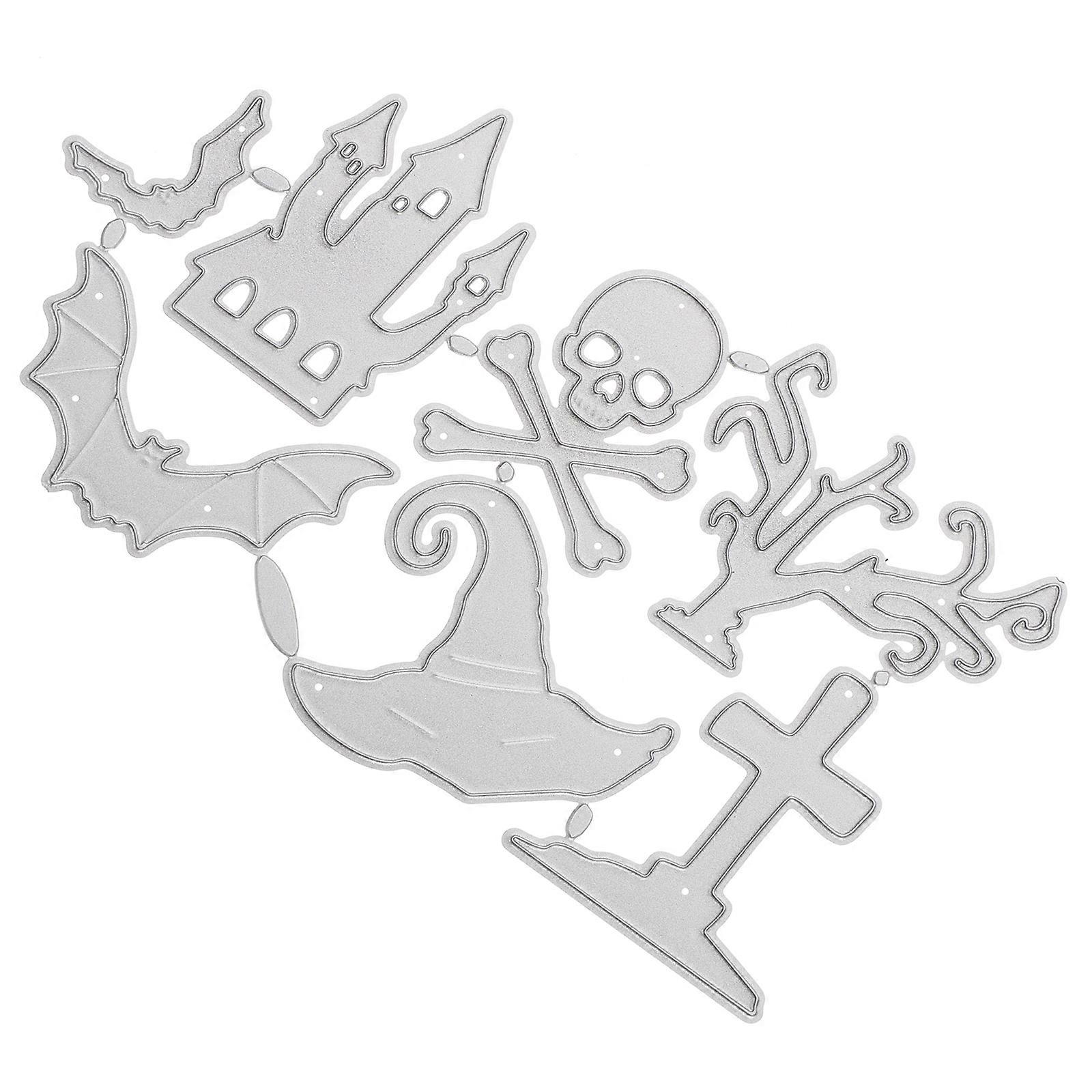 1 Set Halloween Cutting Stencil Premium Carbon Steel Craft Template for DIY Scrapbooking, Party Supplies & Creative Projects with Unique Halloween