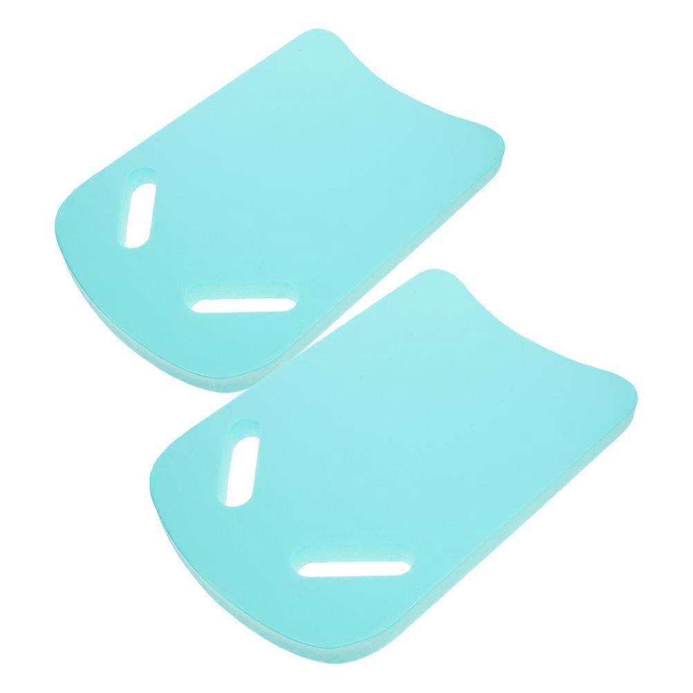 2pcs Kick Board Swim Training Float Comfortable Grip Swimming Aid for Technique Practice Balance for Adults Pool Use Green Design