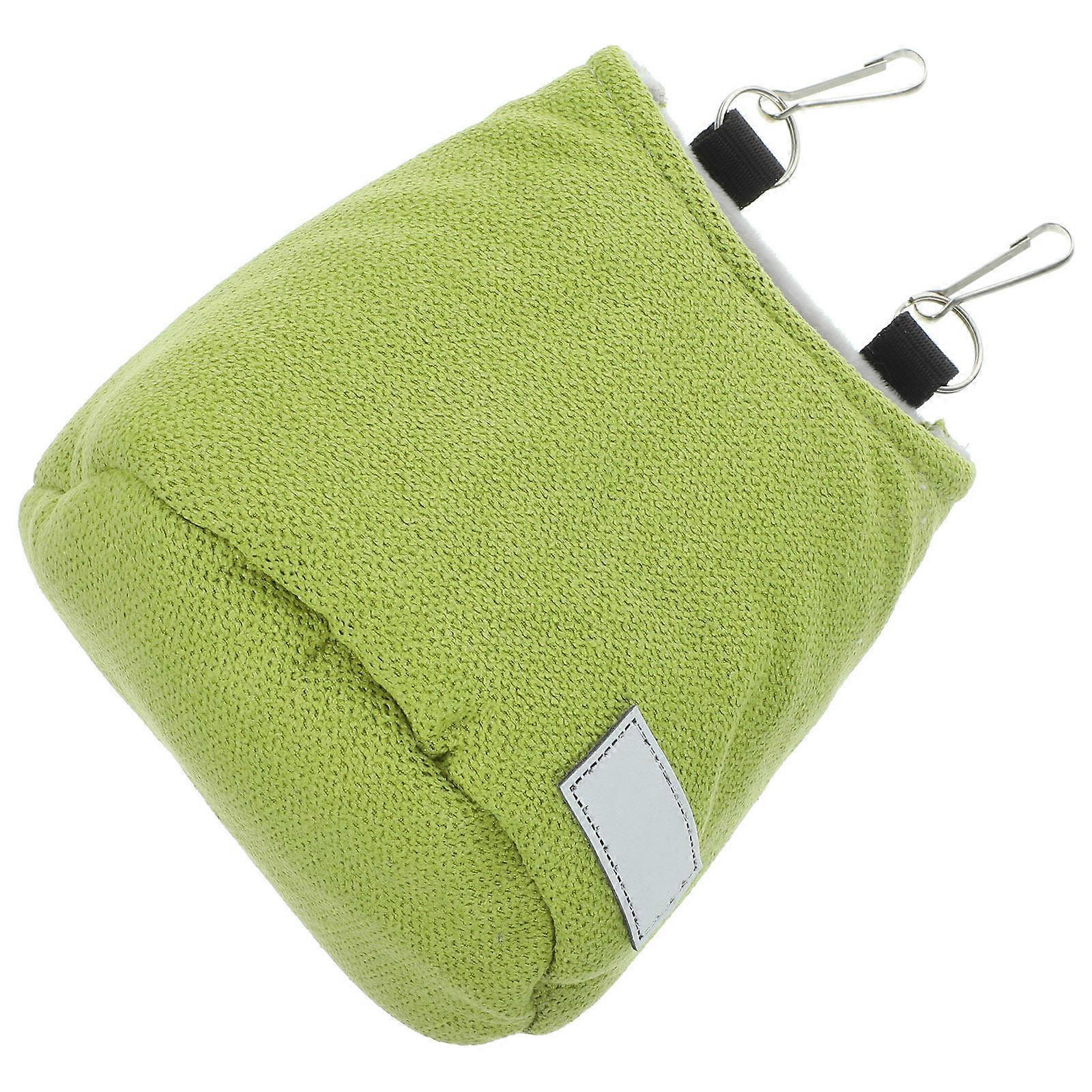 Hammock Pouch For Sugar Gliders And Guinea Pigs Indoor Use Olive Green Sleeping Accessory 1Pack