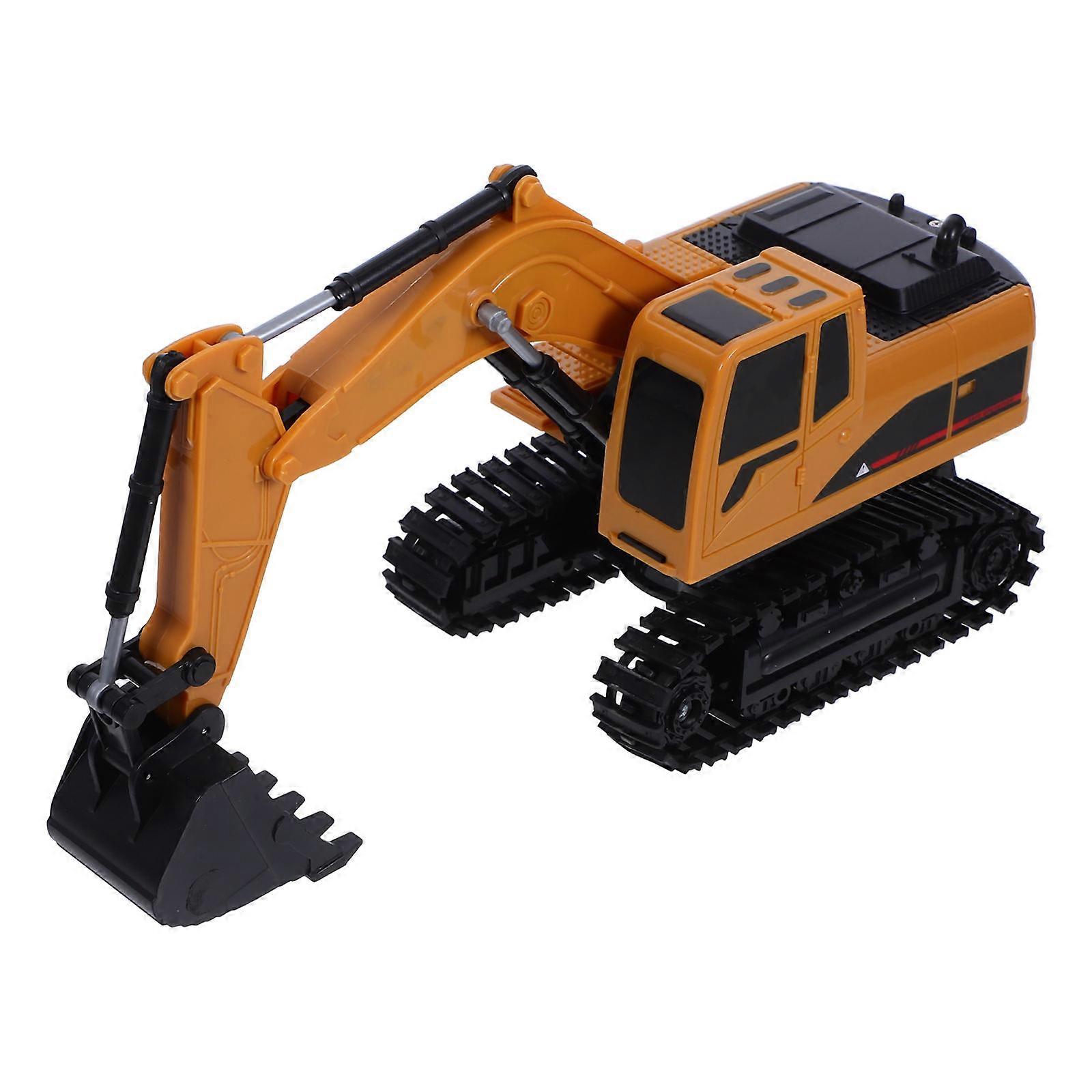Construction Tractor Excavator Toy With Cab Rotation And Arm Movement Ideal For Children 1Pcs