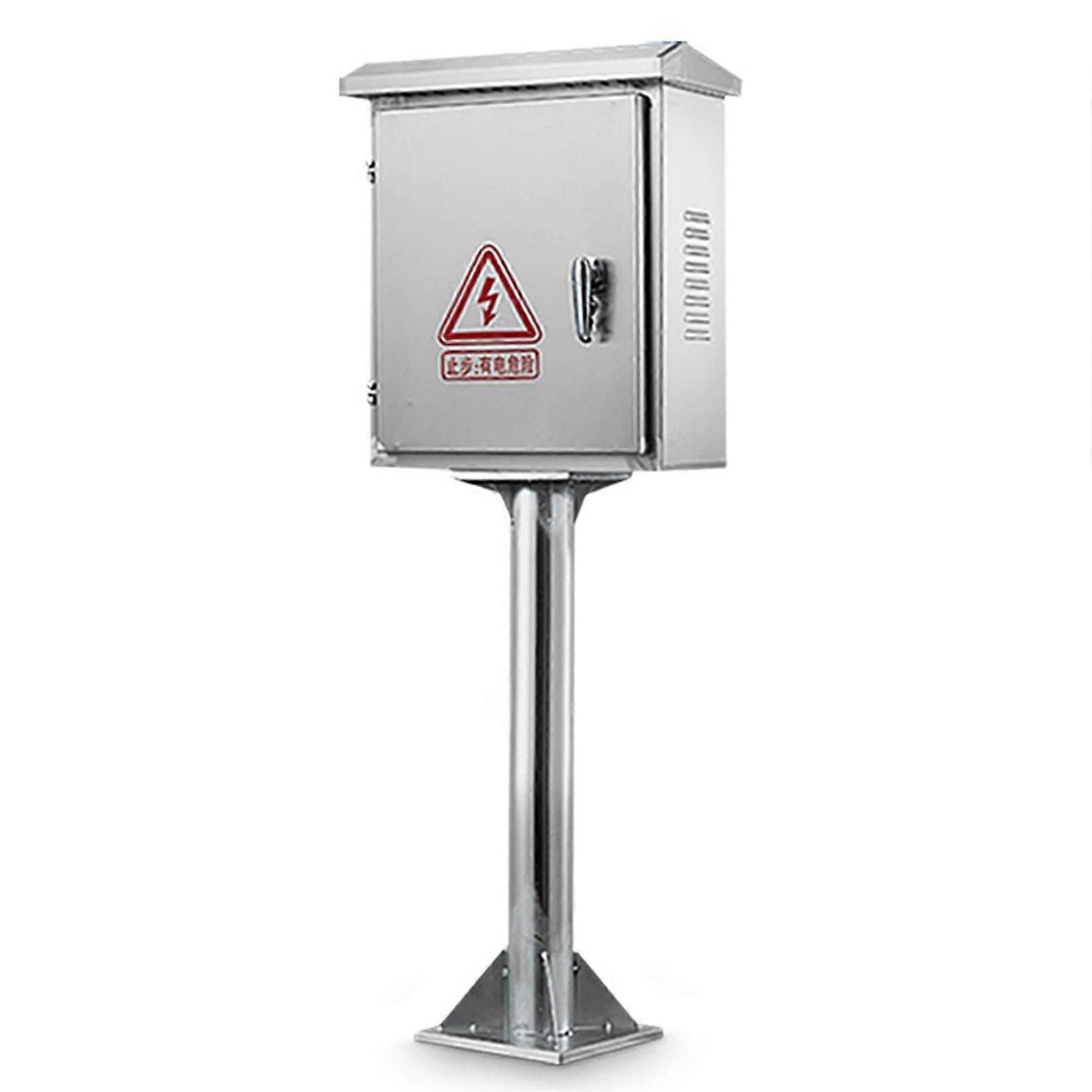 Weatherproof Stainless Steel Junction Box – FloorMounted, 40×20×50cm, Height: 60cm
