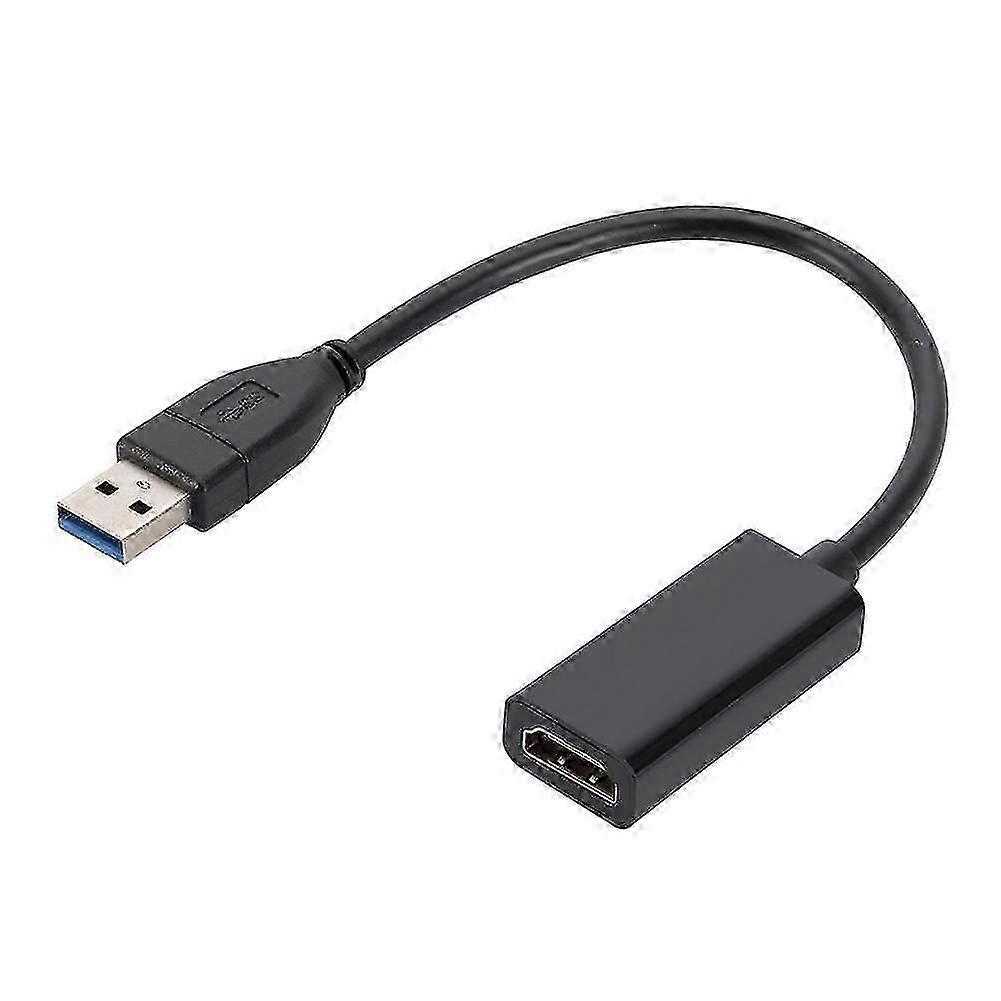USB 3.0 to HDMI Adapter for Laptop, PC, and Monitor with 1080P HD Output Support
