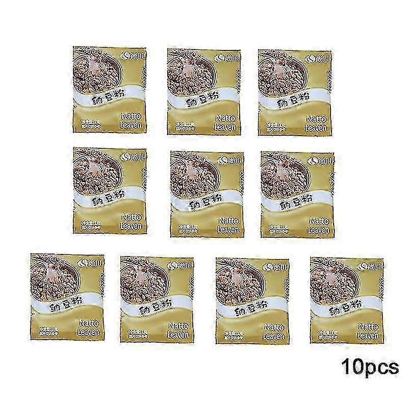 10pcs Natto Fermentation Starter Maison Soja Poudre Natto Bactéries Agent