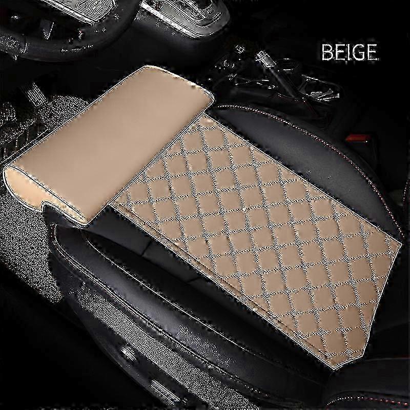 Nahkainen pidennetty turvaistuintyyny jalkatuella ja polvisuojalla pitkän matkan matkoille Toimistokodin ja kuljettajan suoja