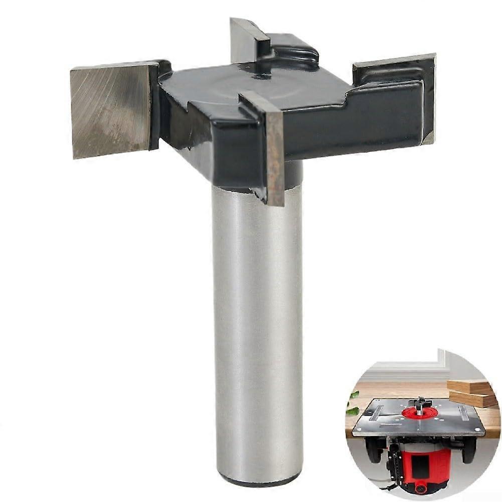 Carbide-Tipped CNC Spoilboard Router Bit, 30.5 cm Shank, Woodworking Tool