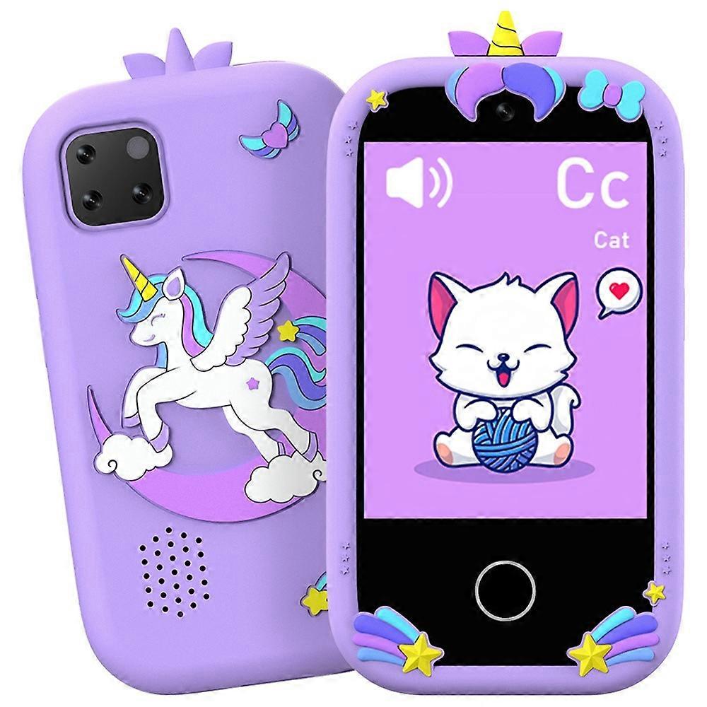 W5 Kids Learning Toy Phone Educational Games Camera Video Recorder with 32GB Memory Card