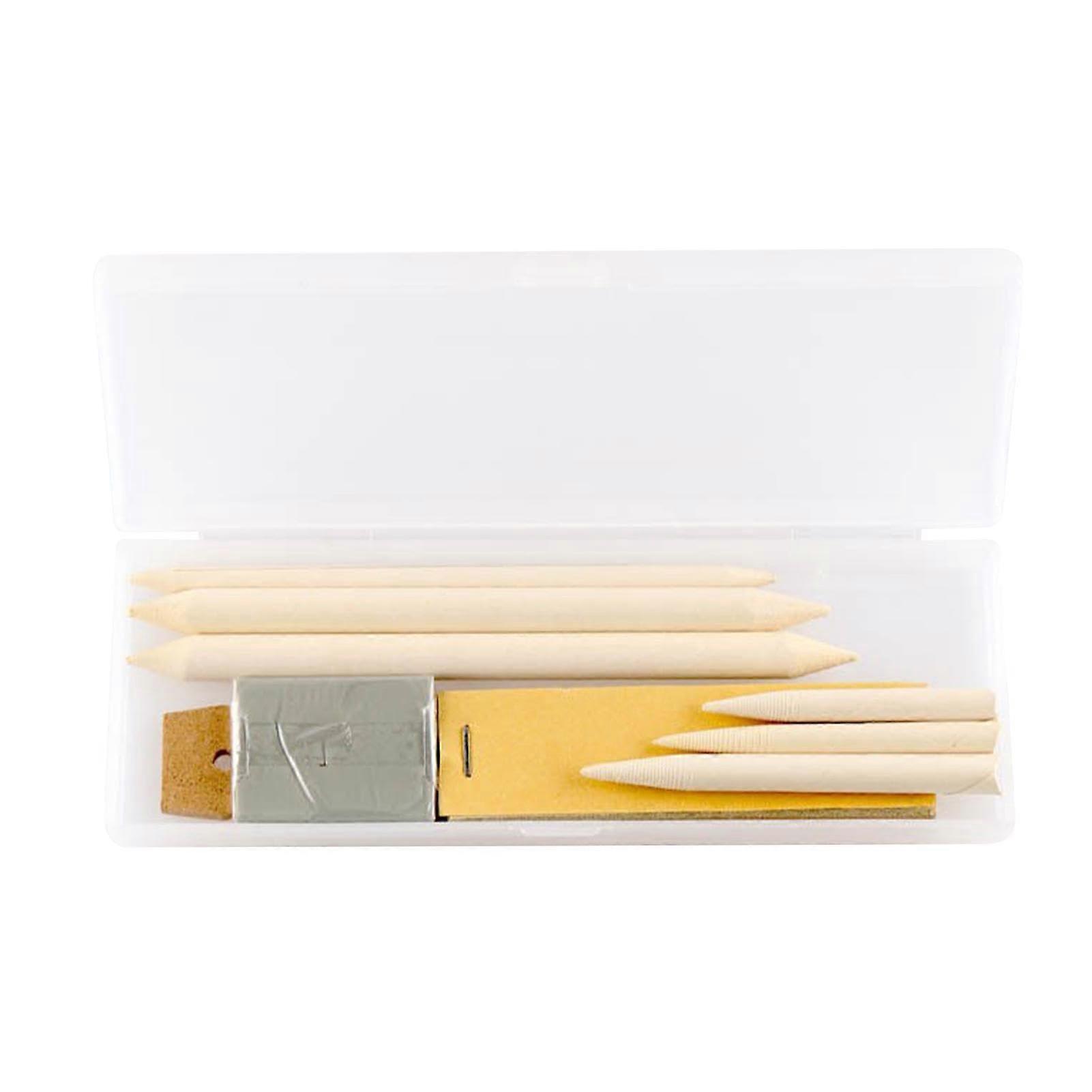 Blending Stumps Sketching Blending Stumps for Artists Drawing Art Blending Blenders Sandpaper Pencil Sharpener Included for Bedroom, Library