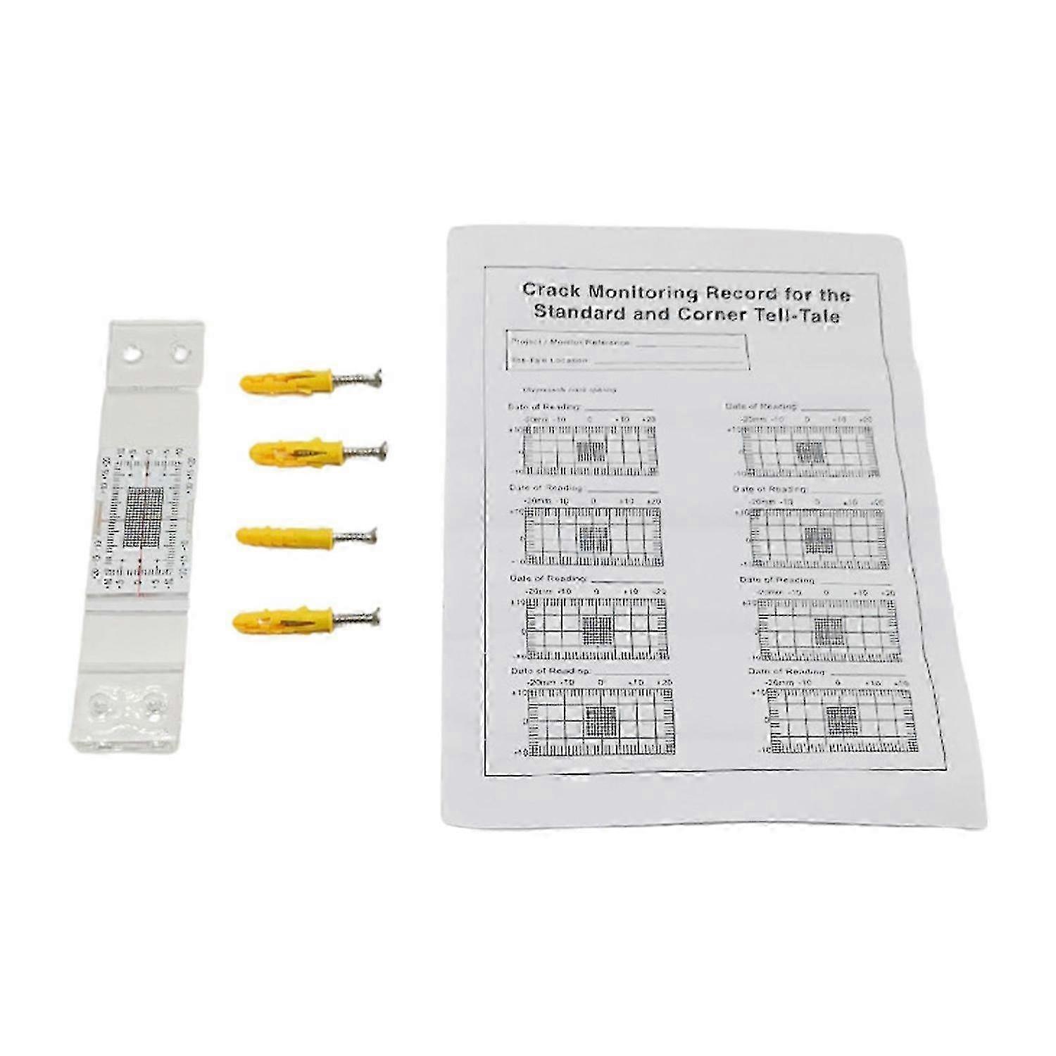 Portable Crack Meter with Enhanced Scale Contrast for Flat Surfaces Caliper g20242872862