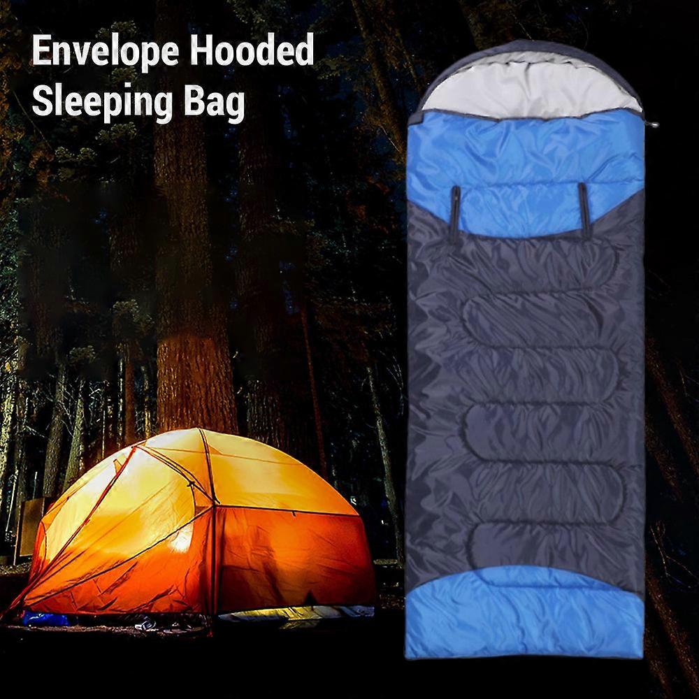 Washed Cotton Liner Envelope Thermal Sleeping Bag Hooded Waterproof Sleeping Bag for Camping